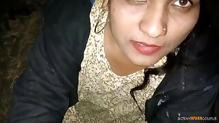 Indian Village Wife Outdoor Sex In Night Sucking And Fucking Husband